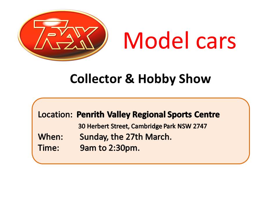 Collector & Hobby Show – Penrith Valley Regional Sports Centre