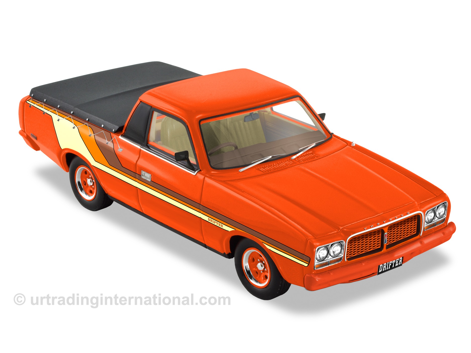 1977 Chrysler CL Drifter Ute – Impact Orange