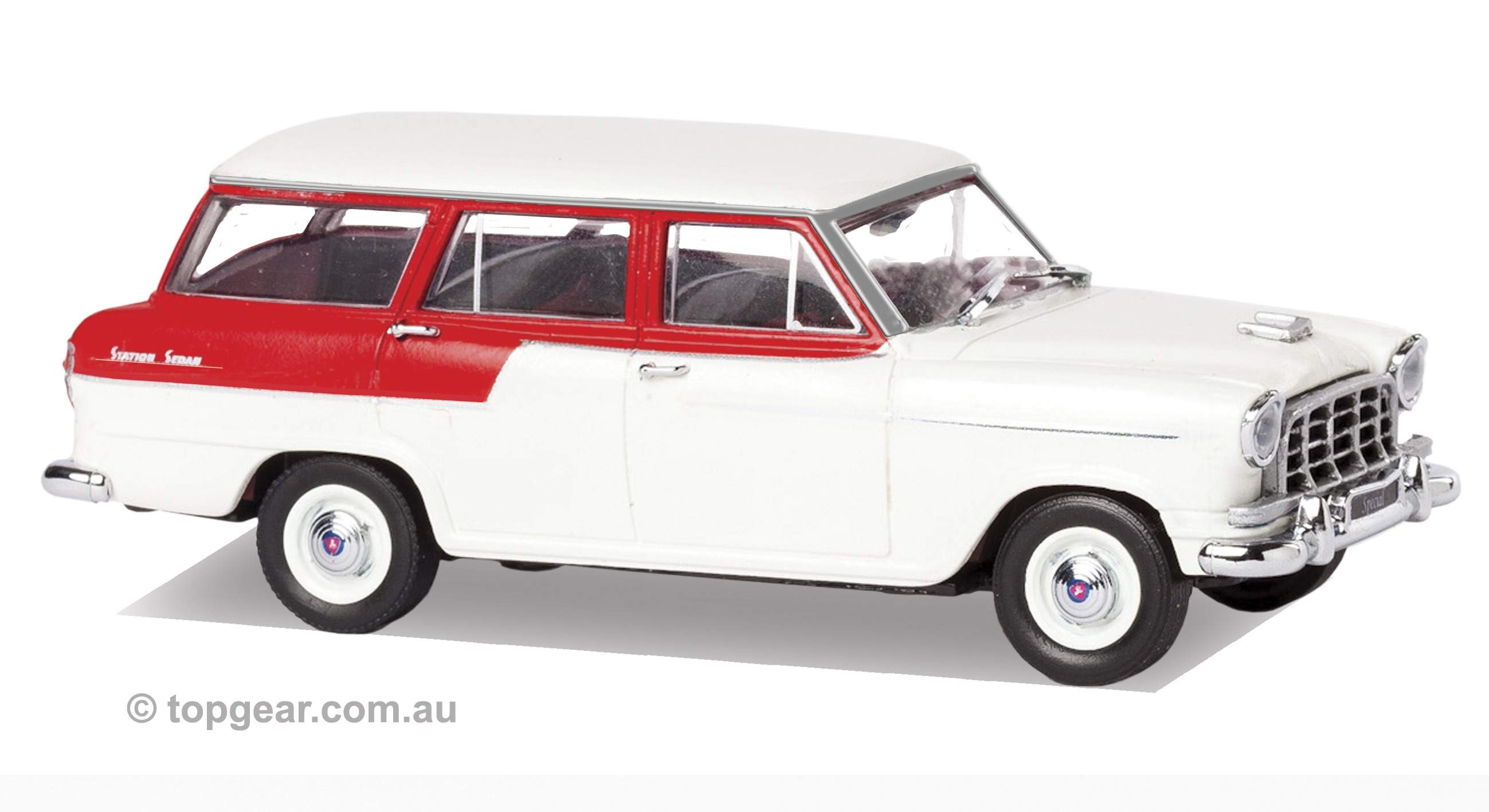 FC Holden Wagon – Red / White