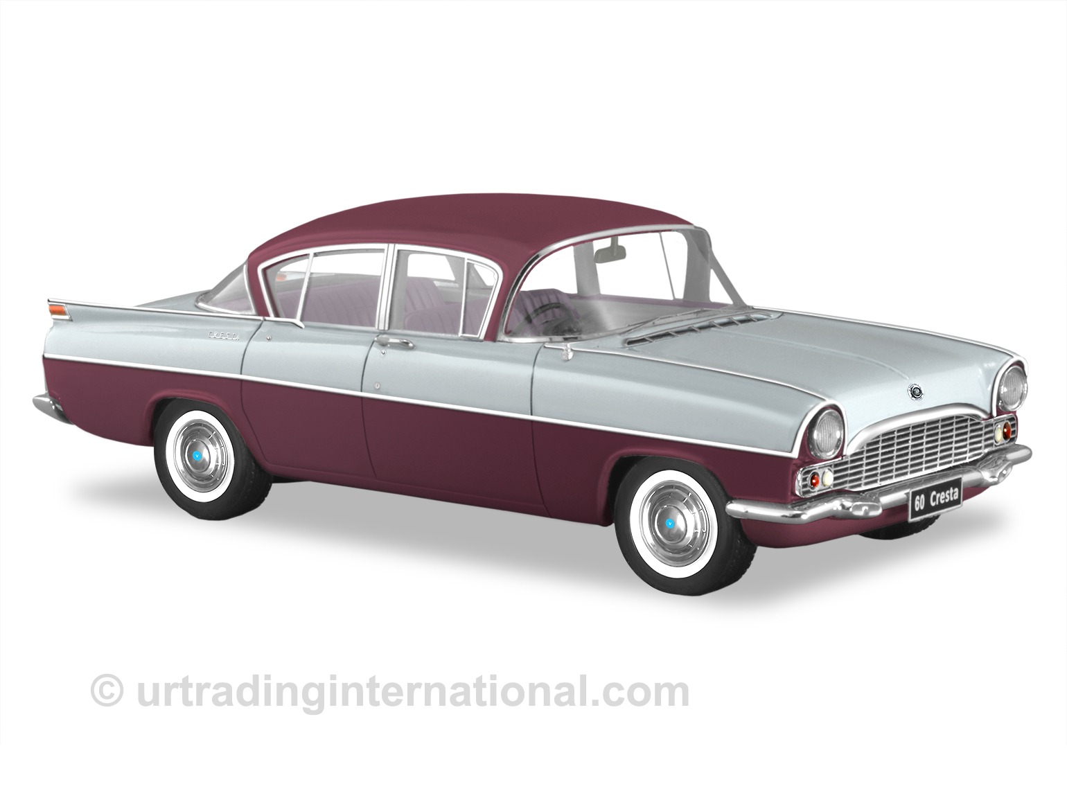 1960 Vauxhall Cresta PA – Maroon/Grey