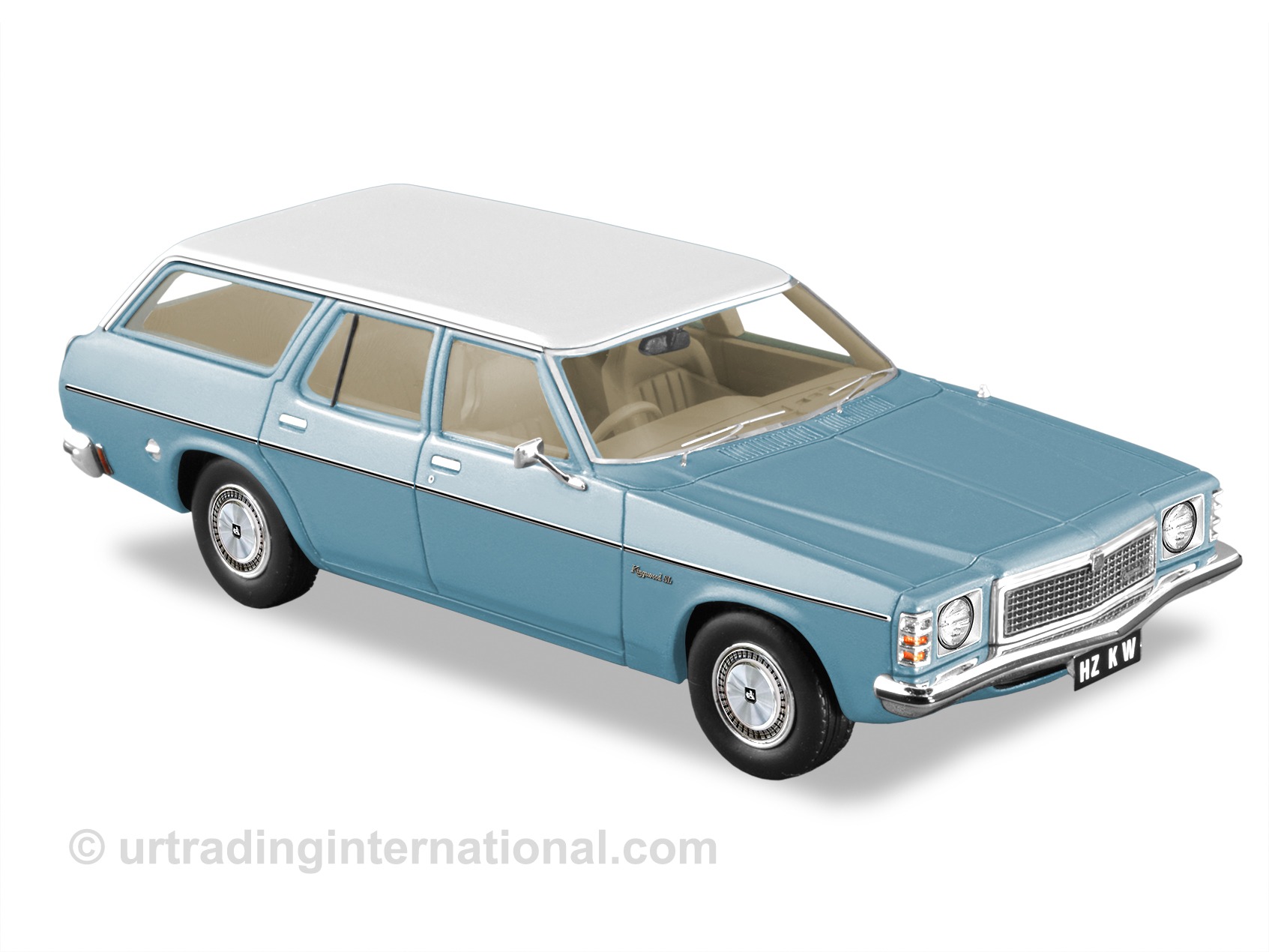 1977 HZ Kingswood SL Wagon – Atlantis Blue/White Roof