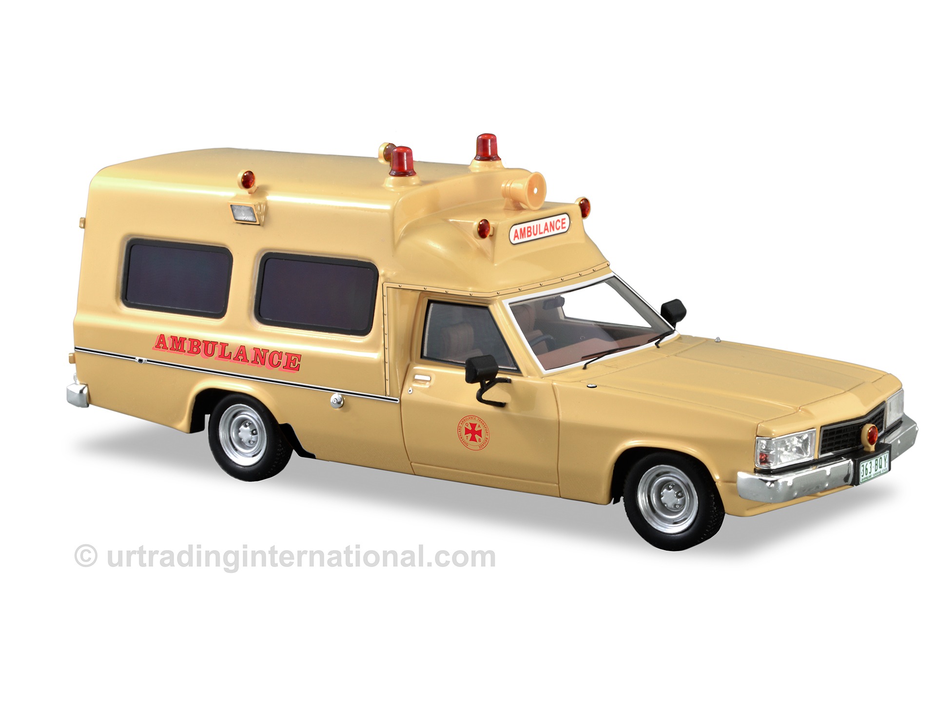 WB One Tonner QLD Ambulance – Pale Yellow