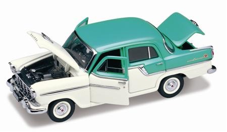 TO02 1958 FC Holden Special Sedan – Adobe Beige/Orlinda Green